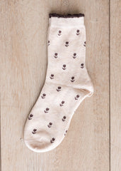 Jordan Brown Trim Socks