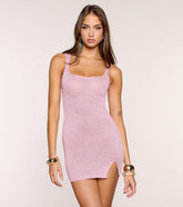 Sugar Rush Shimmer Mini Dress