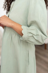 Ellen Sage Button Down Dress