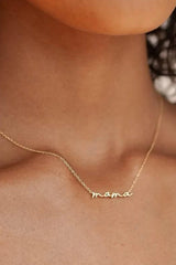 Mama 18K Gold Chain Necklace