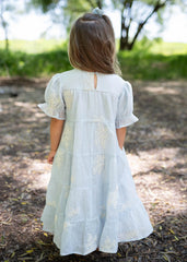Amiri Soft Blue Little Girl Dress