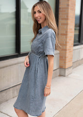 Kennedy Denim Button Up Dress
