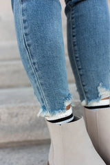 Kisha Medium Wash Skinny Jeans