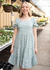 Georgina Green Floral Dress