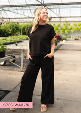 Evelynn Black Lounge Set