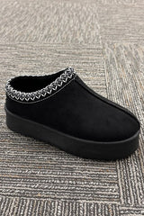 Brixley Black Suede Clog