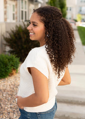 Bridget Cream Button Down Sweater