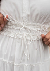 Joanne Ivory V Neck Dress