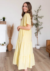 Blair Yellow Gingham Dress