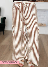 Keira Cream Striped Pants