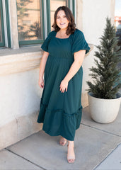 Sophia Forest Green Dress