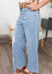 Alisa Washed Denim Pants