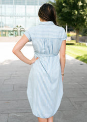 Joan Chambray Striped Dress