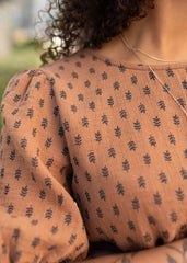 Josie Nutmeg Brown Textured Dress
