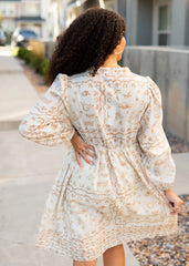 Tilley Cream Patterned Dress