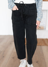 Londyn Black Drawstring Pants