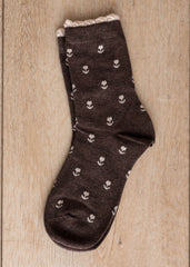 Jordan Beige Trim Socks