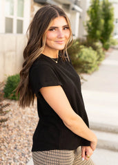 Alexis Black Top