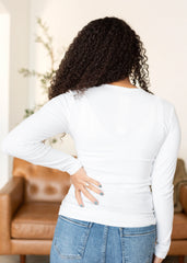 Ivy White Long Sleeve Top