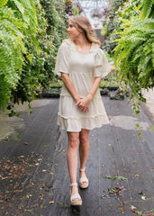Chanay Ivory Mini Dress