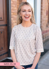 Dahlia Cream Floral Top