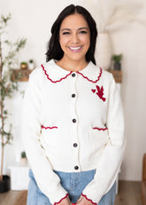 Jane Ivory Heart Cardigan