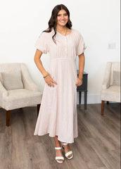 Celina Blush Floral Dress