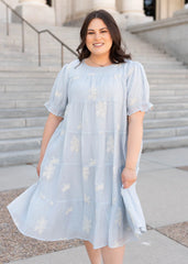Amiri Soft Blue Dress