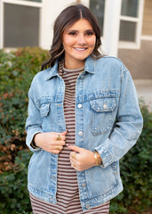 Leigh Denim Oversized Jacket