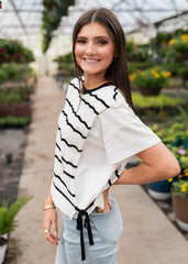 Jennie Striped Crochet Top