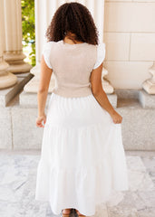 Jody White Sweater Vest Dress