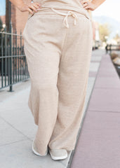 Baylee Taupe Drawstring Pants