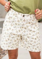 Sealy Flower Print Bermuda Shorts