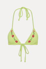 Nick Skimpy Triangle Bikini Top - Lily Pad