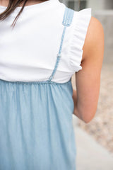 Jessica Chambray Strap Dress
