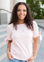 Brielle Pink Bow Top