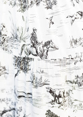 Sidney Black Print Tiered Dress