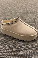 Brixley Beige Suede Clog