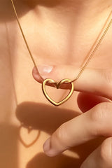 Scarlett 18K Heart Necklace