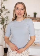 Amy Pale Blue Top