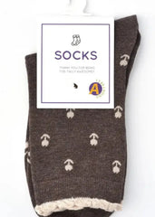 Jordan Beige Trim Socks