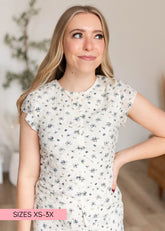 Abby Ivory Floral Lace Top