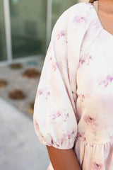 Camilla Lavender Blush Floral Dress