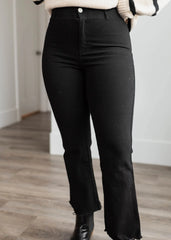 Odette Black High Rise Pants