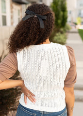 Colette Ivory Sweater Vest