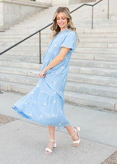 Rosa Blue Floral Dress
