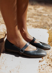 Marilyn Black Ballerina Flats