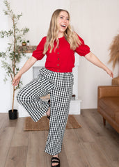 Kayla Black Gingham Pants