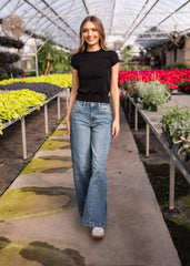 Amber Wide Leg Denim Pants