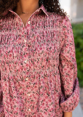 Catrina Pink Floral Dress